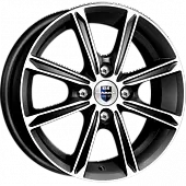 Диски K&K Флэш 5x13 4*98 ET35 DIA58.6 Черный Матовый Литой