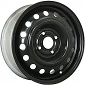 Диски Trebl 53A49A P 5.5x14 4*100 ET49 DIA56.6 Black Штампованный