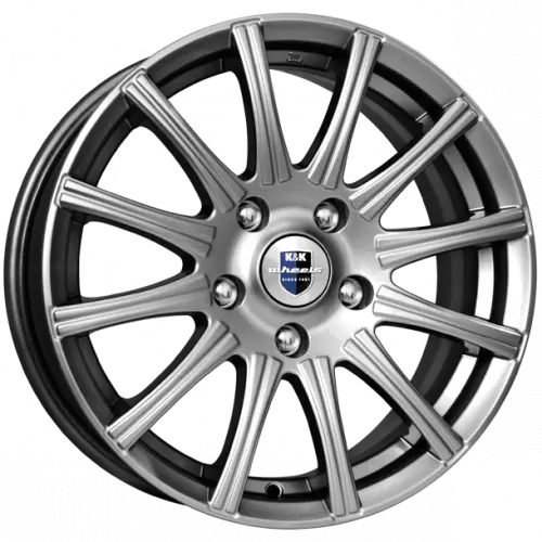 Диски  K&K Сиеста 6x15 4*98 ET40 DIA67.1 Дарк платинум Литой купить 