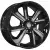 Диски  Khomen KHW 1501 6x15 4*98 ET36 DIA58.6 Black Литой купить 