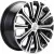 Диски  Khomen KHW 1610 6.5x16 5*114.3 ET45 DIA64.1 Black-FP Литой купить 