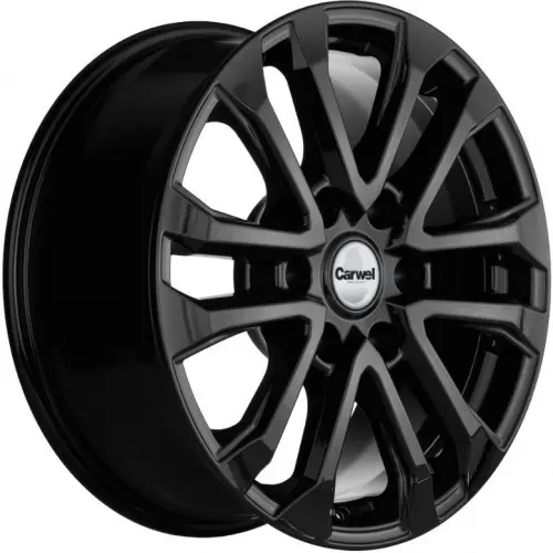 Диски  Carwel Пур 7.5x18 6*114.3 ET46 DIA67.1 BL Литой купить 