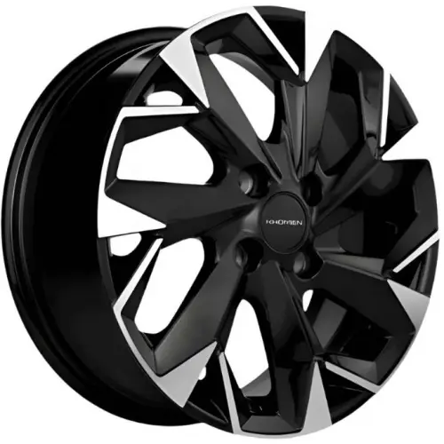 Диски  Khomen KHW 1508 6x15 4*100 ET45 DIA56.6 Black-FP Литой купить 