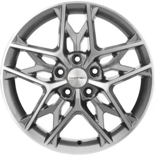 Диски  Khomen KHW 1709 7x17 5*114.3 ET43.5 DIA67.1 Gray-FP Литой купить 