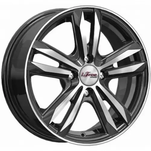 Диски  iFree Маскот 6x15 4*100 ET35 DIA67.1 Блэк Джек Литой купить 