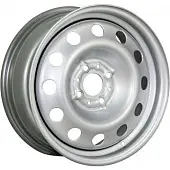 Диски Trebl X40021 6x15 4*98 ET35 DIA58.6 Silver Штампованный
