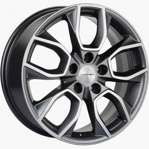 Диски  Khomen KHW 1713 7x17 5*110 ET46 DIA63.3 Gray-FP Литой купить 