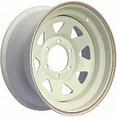 Диски Off Road Wheels Niva 7x15 5*139.7 ET25 DIA98.5 White Штампованный