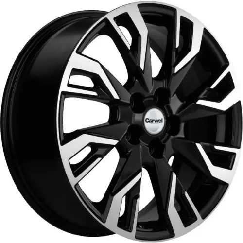Carwel Чеко 7x18 5*108 ET45 DIA60.1 BL Литой