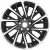 Диски  Khomen KHW 1804 7.5x18 5*108 ET45 DIA60.1 Black-FP Литой купить 