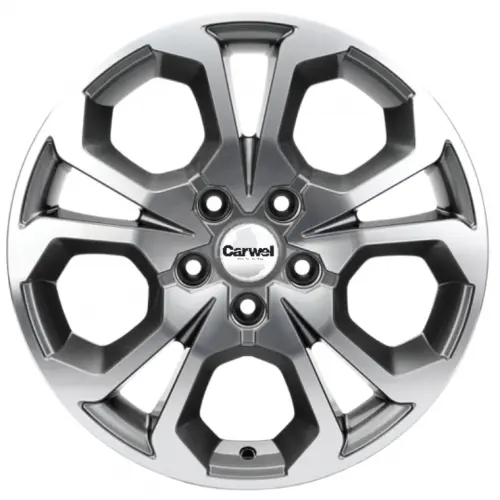 Диски  Khomen KHW 1711 6.5x17 5*114.3 ET50 DIA64.1 Gray-FP Литой купить 