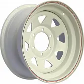 Диски Off Road Wheels Toyota 8x17 6*139.7 ET10 DIA110.1 White Штампованный