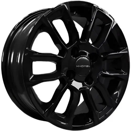 Диски  Khomen KHW 1406 5.5x14 4*100 ET43 DIA60.1 Black Литой купить 