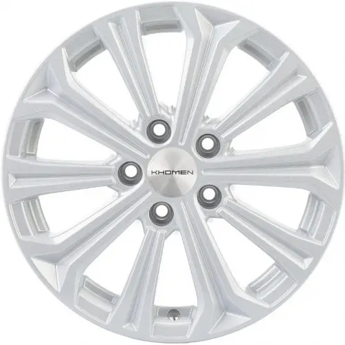 Диски  Khomen KHW 1610 6.5x16 5*112 ET46 DIA57.1 F-Silver Литой купить 