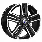 Диски K&K Backfire 8x18 5*127 ET56.4 DIA71.6 Алмаз черный Литой