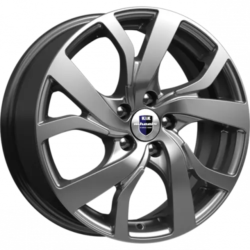 Диски  K&K Палермо 6.5x16 5*100 ET42 DIA57.1 Дарк платинум Литой купить 