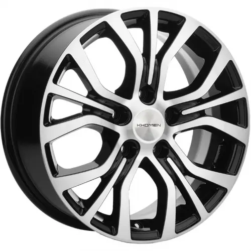 Диски  Khomen KHW 1608 6.5x16 5*114.3 ET41 DIA67.1 BKF Литой купить 
