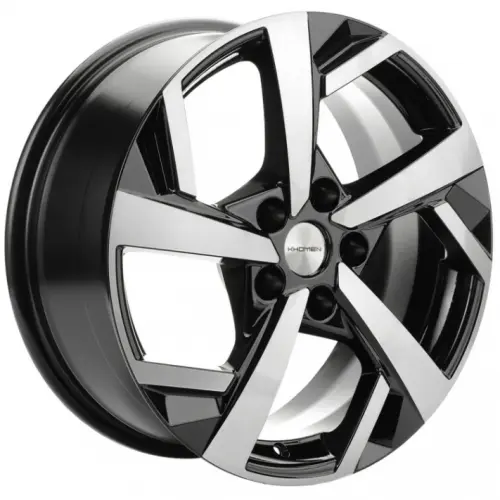 Диски  Khomen KHW 1712 7x17 5*112 ET43 DIA57.1 Black-FP Литой купить 