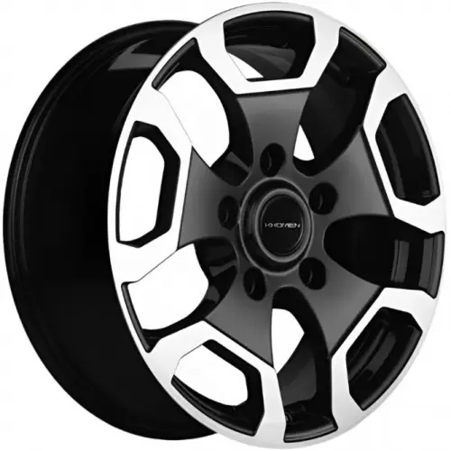 Диски  Khomen KHW 1725 6.5x17 5*139.7 ET35 DIA98.5 Black-FP Литой купить 