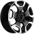 Диски  Khomen KHW 1725 6.5x17 5*139.7 ET35 DIA98.5 Black-FP Литой купить 