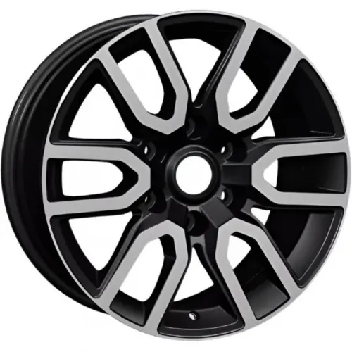 Диски  Khomen KHW 1723 8x17 6*139.7 ET50 DIA92.5 Black-FP Литой купить 