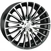 Диски LS 565 7.5x17 5*100 ET42 DIA73.1 BKF Литой