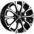 Диски  Khomen KHW 1605 6.5x16 5*114.3 ET45 DIA60.1 Black-FP Литой купить 