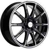 Диски Khomen KHW 1707 6.5x17 4*98 ET38 DIA58.6 Black-FP Литой