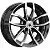 Диски K&K Фрост 6.5x15 5*108 ET50 DIA63.3 Алмаз черный Литой