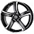 Диски Alutec Shark 7x16 5*108 ET48 DIA70.1 Racing black front polished Литой
