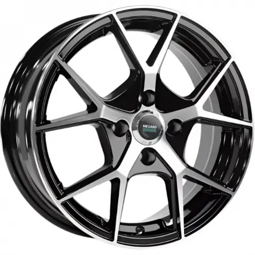 Диски  Megami MGM-18FF 6x15 4*100 ET48 DIA54.1 BKF Литой купить 