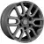 Khomen KHW 1723 8x17 6*139.7 ET50 DIA92.5 Black-FP Литой