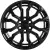 Диски  Khomen Azimut 2205 9x22 6*139.7 ET40 DIA100.1 Black Литой купить 