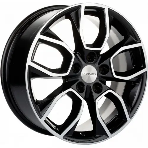 Диски  Khomen KHW 1713 7x17 5*110 ET46 DIA63.3 Black-FP Литой купить 