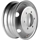 Диски Asterro 17104 6.75x17.5 6*222.25 ET112 DIA161 Silver Штампованный