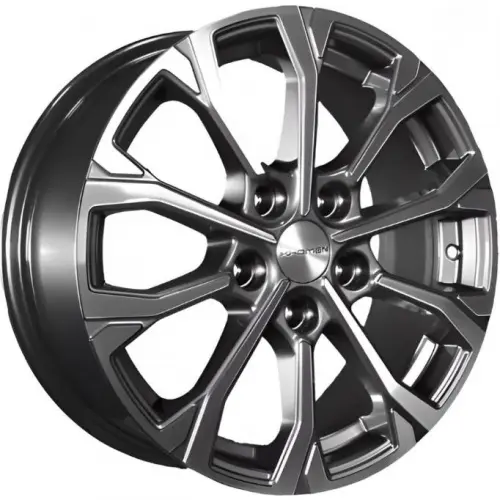 Диски  Khomen KHW 1605 6.5x16 5*114.3 ET50 DIA66.1 Gray-FP Литой купить 