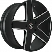 Диски Harp Y-15 9x22 5*112 ET32 DIA71.6 Satin Black Precision Milling Литой
