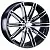 Диски LS 848 6x14 4*100 ET40 DIA73.1 BKF Литой