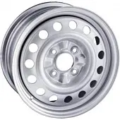 Диски Trebl X40001 6x16 4*100 ET52 DIA54.1 Silver Штампованный