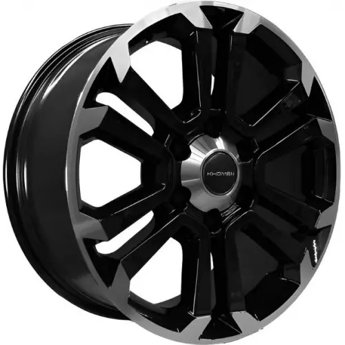 Диски  Khomen KHW 1817 7.5x18 6*114.3 ET38 DIA67.1 Black-FP Литой купить 