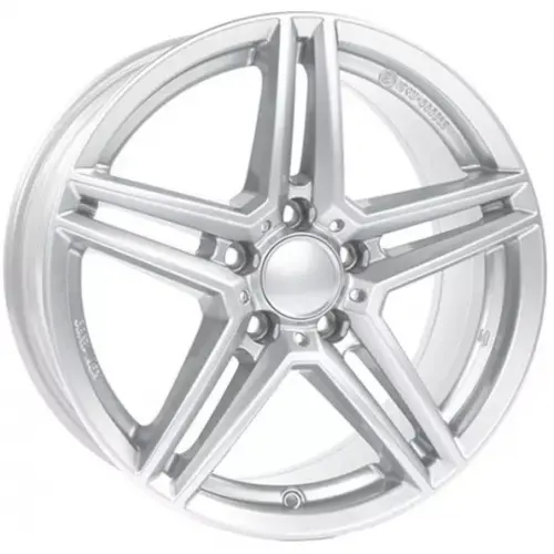 Диски  Rial M10 7.5x16 5*112 ET45.5 DIA66.6 Polar Silver Литой купить 