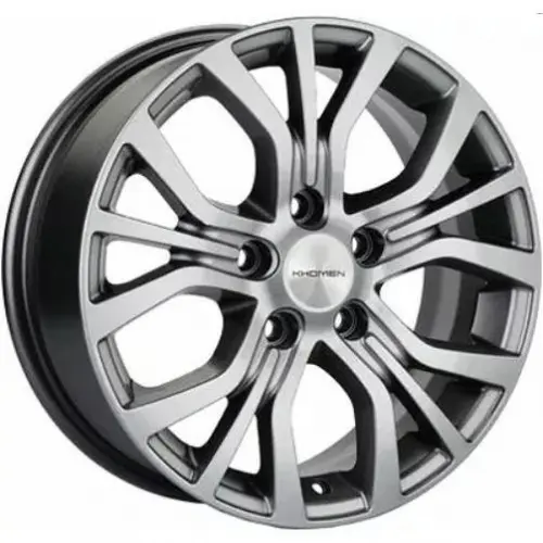 Диски  Khomen KHW 1608 6.5x16 5*114.3 ET45 DIA67.1 G-Silver Литой купить 