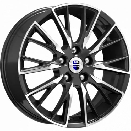 Диски  K&K Солт 6.5x17 5*108 ET50 DIA63.3 Алмаз черный Литой купить 
