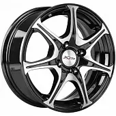 Диски X'trike X-110 6x14 4*114.3 ET35 DIA67.1 BKFP Литой