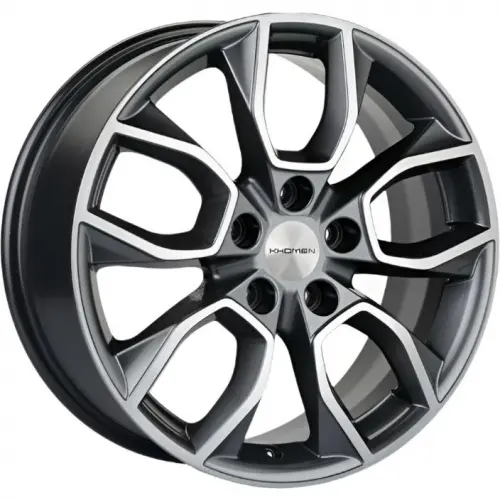 Диски  Khomen KHW 1713 7x17 5*114.3 ET48 DIA67.1 Gray-FP Литой купить 