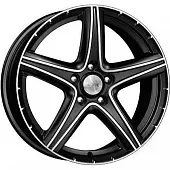 Диски K&K Барракуда 7.5x17 5*120 ET45 DIA65.1 Алмаз черный Литой