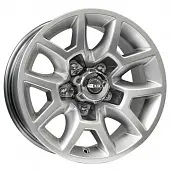 Диски K&K Калахари 7.5x16 5*139.7 ET2 DIA108.6 Дарк платинум Литой