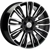 Диски Khomen KHW 2004 8.5x20 5*130 ET45 DIA71.6 Black-FP Литой