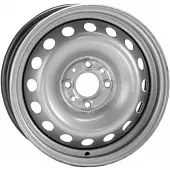 Диски Trebl 52A35D 5.5x13 4*100 ET35 DIA57.1 Silver Штампованный