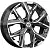 Диски K&K Айона 6.5x18 5*108 ET33 DIA60.1 Алмаз черный Литой